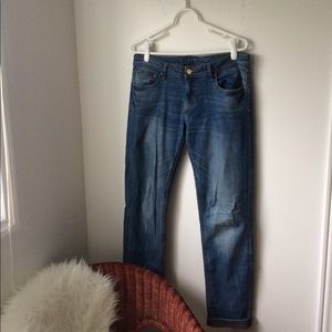Zara low rise skinny fit jeans